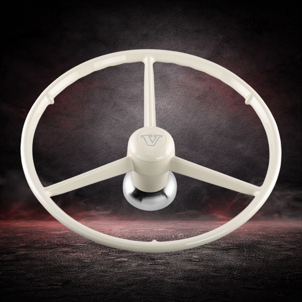 3-Spoke Steering Wheel for Volvo FH4 & FH4B | White