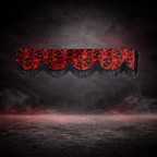 FRONT WINDOW CURTAIN RED DANISH PLUSH