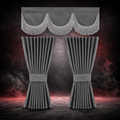 GRAY CURTAIN SET